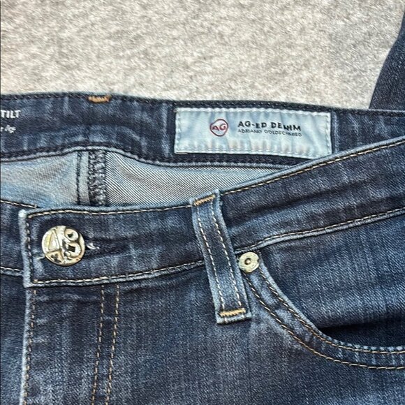 π₯ AG JEANS β THE STILT CIGARETTE LEG β SIZE 28R β DARK WASH π₯ - Picture 10 of 15